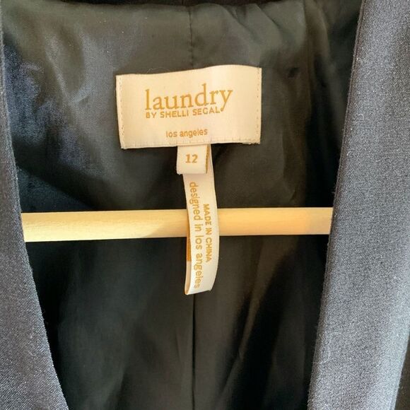 Laundry Shelli Segal Black Classic Blazer … - Picture 3 of 3